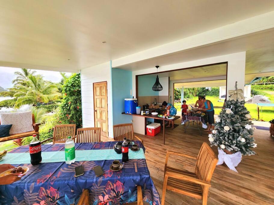 Duplex En Bord De Mer Fare Tahitea Pension Taputapuapea Eksteriør billede